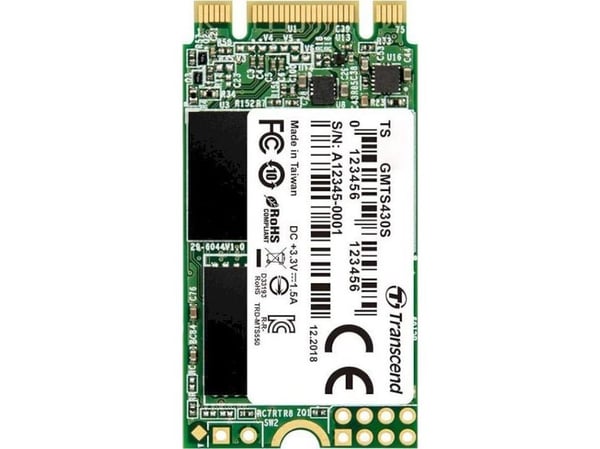 Transcend 430S - SSD - 1 TB - inbyggd - M.2 2242 - SATA 6Gb/s