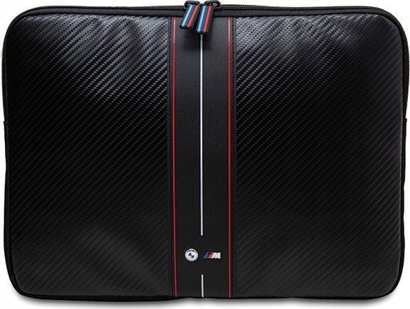 BMW Sleeve BMCS16COMSCAKR fodral 16" black/black Carbon Red Stripes