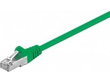 Goobay 50180, 1 m, Cat5e, F/UTP (FTP), RJ-45, RJ-45, vihreä