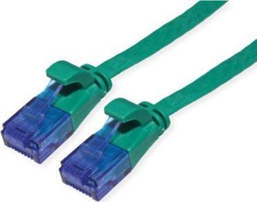 VALUE 21.99.2041, 1 m, Cat6a, U/UTP (UTP), RJ-45, RJ-45, Grön