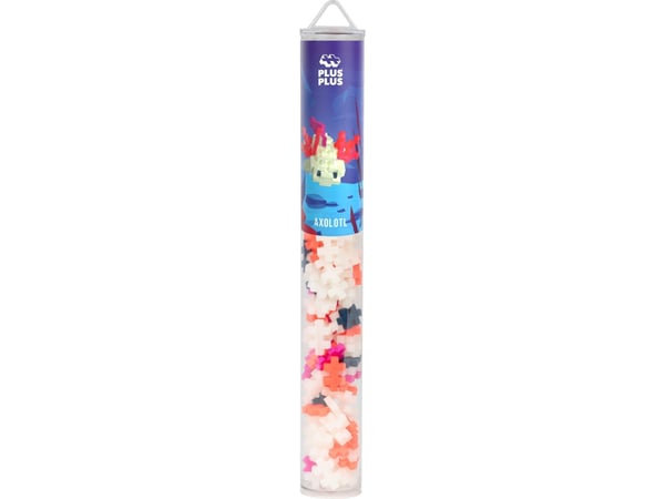 Plus-Plus Axolotl / 100 stk rør