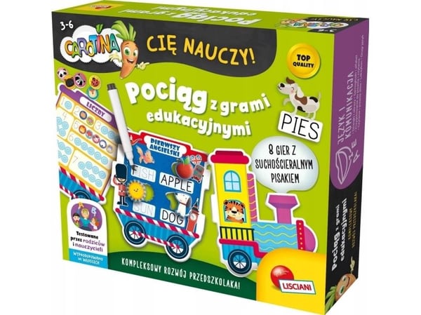 Lisciani Carotina - Pociąg z grami Lisciani Carotina - Pociąg z grami