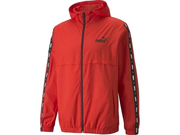 Puma ESS+TAPE tuulitakki miesten takki punainen 847477 11