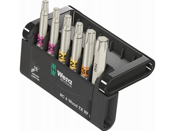 Wera 05056470001, 6 stykker, Torx Plus, TX20, TX25, TX30, TX40, 78 g, Tsjekkisk Republikk