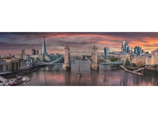 Clementoni Puslespil Panorama HQC Across the River Thames, 1000 brikker