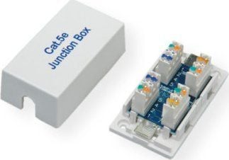 ROLINE Junction Box Cat.5e, UTP, Modular coupler, Hvit, Plast