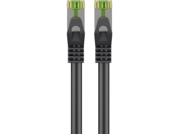 Goobay GHMT-sertifisert CAT 8.1 patchkabel, S/FTP (PiMF), svart (61093)