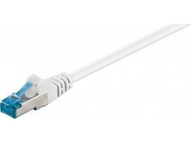 Goobay 94159, 15 m, Cat6a, S/FTP (S-STP), RJ-45, RJ-45, Hvit