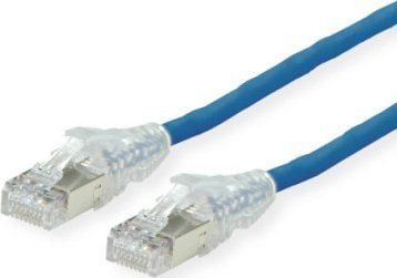 DTWYLER anslutningskabel Kat.6A (Class EA) S/FTP, CU 7702 flex LSOH, AMP v2, blå, 1 m DTWYLER anslutningskabel Kat.6A (Class EA) S/FTP, CU 7702 flex LSOH, AMP v2, blå, 1 m