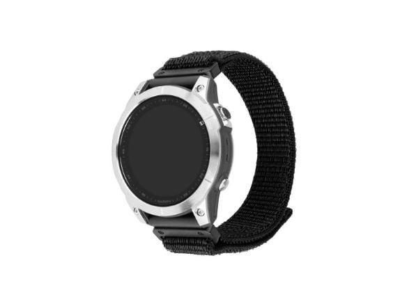 FIXED - Slinga för smart klocka - 26 mm, nylon - 160-210 mm - svart