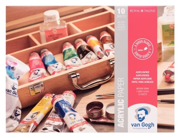 Van Gogh akryl papirblokk | 30 x 40 cm, 400 g, 10 ark