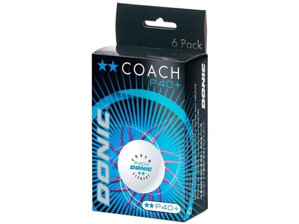 Donic bordtennisbollar DONIC P40+ 6 st