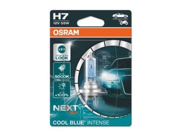 Osram Automotive 4062172395038 halogen lyskilde COOL BLUE® INTENSE H7 55 W 12 V 12 V