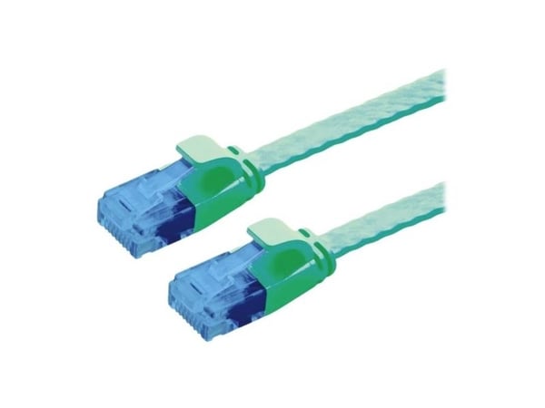 VALUE 21.99.2041, 1 m, Cat6a, U/UTP (UTP), RJ-45, RJ-45, Grön