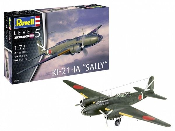Revell - Mitsubishi Ki-21-Ia "Sally", 1/72, 03797