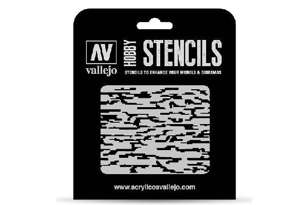 Vallejo Vallejo: ST-CAM004 - Stencils - Pixelated Modern Camo