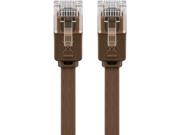 Goobay 95892, 1,5 m, Cat6, U/UTP (UTP), RJ-45, RJ-45, brun