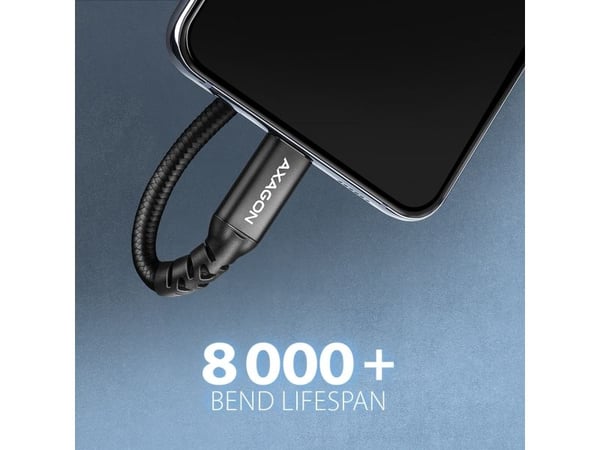 AXAGON BUCM32-CF05AB - USB-forlengelseskabel - 24 pin USB-C (hunn) til 24 pin USB-C (hann) - USB 3.2 Gen 2x2 - 48 V - 5 A - 50 cm - 4K 120 Hz støtt...