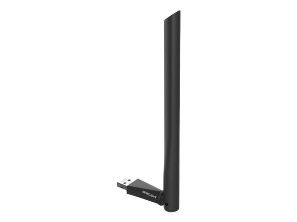 Mercusys MA30H, Trådløs, USB, WLAN, Wi-Fi 5 (802.11ac), 1300 Mbit/s, Sort