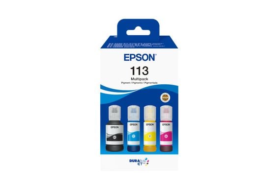 Epson 113 Multipack - 4 pakker - svart, gul, cyan, magenta - original - blekkpåfylling
