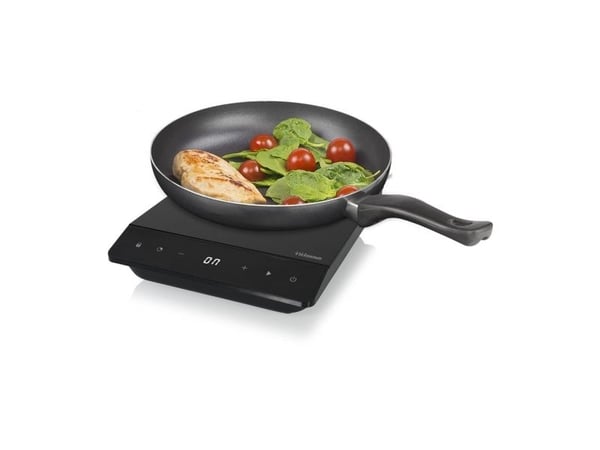 Tristar IK-6161, Svart, Benkeplate, Sonebasert induksjon, Glass, 1 zone(s), 1 zone(s)
