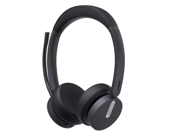 Yealink BH70 Dual - Hodesett - on-ear - Bluetooth - trådløs - USB-C via Bluetooth-adapter - svart - Certified for Microsoft Teams