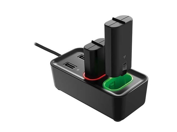 Subsonic SA5704, Xbox One, Xbox Series S, Xbox Series X, Batteriladdningssats, Svart, USB, Trådbunden, 0,8 m Subsonic SA5704, Xbox One, Xbox Series S, Xbox Series X, Batteriladdningssats, Svart, USB, Trådbunden, 0,8 m