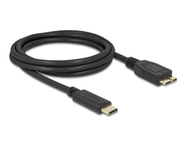 Delock USB 5 Gbps -kaapeli USB Type-C-pistoke USB Type Micro-B-pistokkeeseen 2 m 2 m