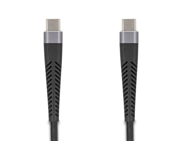 Delock - USB-kabel - 24 pin USB-C (hann) til 24 pin USB-C (hann) - USB 2.0 - 20 V - 3 A - 2 m - USB Power Delivery (60W), støtte for Power Delivery...
