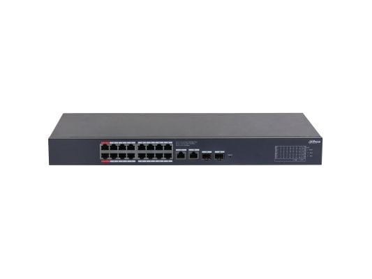 Dahua Technology CS4220-16GT-135, hanterad, L2, Gigabit Ethernet (10/100/1000), Strömförsörjning via Ethernet (PoE) stöd, Rackmontering