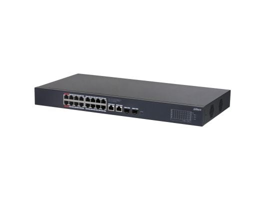 Dahua Technology CS4220-16GT-135, hanterad, L2, Gigabit Ethernet (10/100/1000), Strömförsörjning via Ethernet (PoE) stöd, Rackmontering