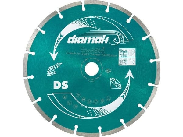 Makita Diamak - Diamantskjæreplate - for betong, marmor, slate, soft brick, cement brick - 115 mm
