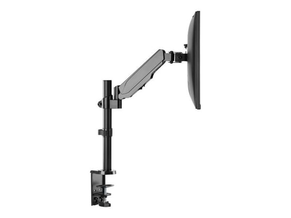 TECHly - Monteringssett - justerbar arm - for LCD-skjerm - aluminium, stål - svart - skjermstørrelse: 17"-32" - klemmemonterbar, skrivebordsmonterbar
