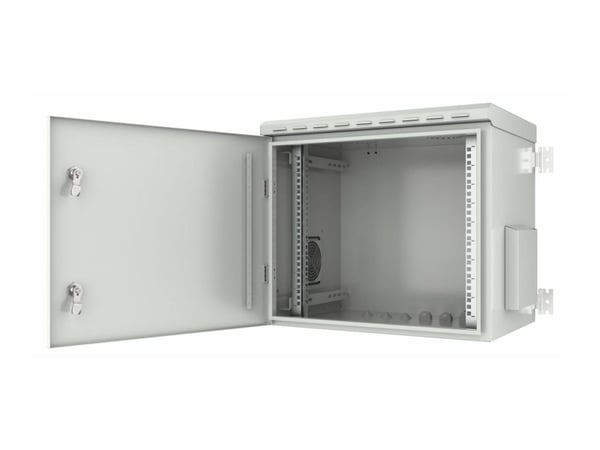 Lanview by Logon - Rack skåp - 60 x 45 - väggmontering - vit, RAL 7035 - 9U - 19"