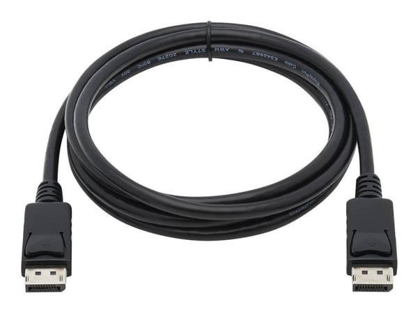Eaton Tripp Lite Series DisplayPort Cable with Latching Connectors, 4K 60 Hz (M/M), Black, 10 ft. (3.05 m) - DisplayPort-kabel - DisplayPort (hann)...