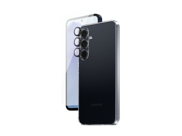 PanzerGlass SAFE. by ® 3-i-1 beskyttelsespakke Samsung Galaxy A55 5G, Samsung, Samsung - Galaxy A55 5G, Tørr applikasjon, Ripebestandig, Støtsikker...