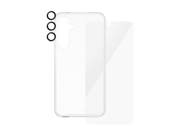 PanzerGlass SAFE. by ® 3-i-1 beskyttelsespakke Samsung Galaxy A55 5G, Samsung, Samsung - Galaxy A55 5G, Tørr applikasjon, Ripebestandig, Støtsikker...