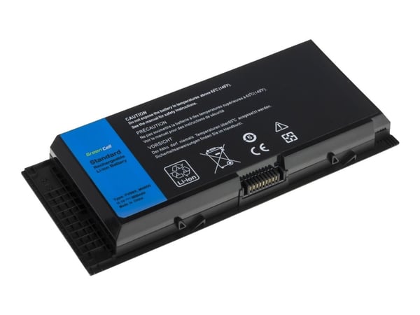 Green Cell - Batteri til bærbar PC (tilsvarer: Dell FV993) - litiumion - 9-cellers - 6600 mAh - svart - for Dell Precision M4600, M4700, M4800, M66...