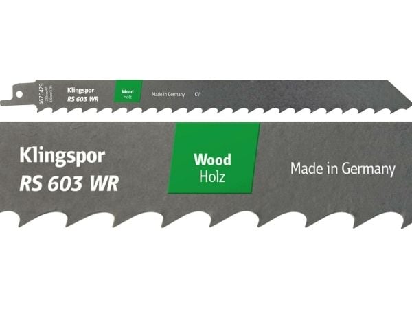 KLINGSPOR sagblad til stiksag: 150x19x1,2 mm RS 603 WR (/5 stk.)