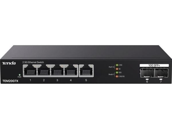 Tenda TEM2007X, 2.5G Ethernet (100/1000/2500), pöytätietokoneet
