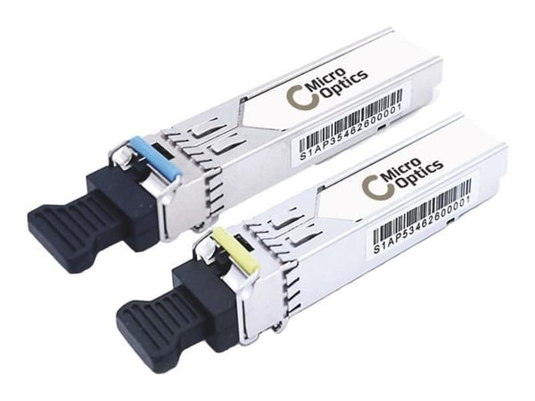 MicroOptics MO-UF-SM-1G-S-2, valokuitu, 1000 Mbps, SFP, 30000 m, 2 kpl