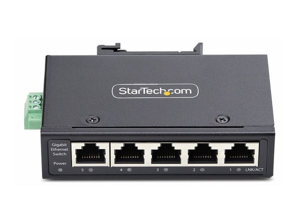 StarTech.com I51G-ETHERNET-SWITCH, Hallitsematon, Gigabit Ethernet (10/100/1000), Täysin kaksipuolinen, Seinäkiinnitteinen