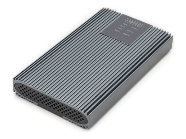Digitus DA-71559, SSD-kapsling, M.2, M.2, 20 Gbit/sek., USB-tilkobling, Grønn