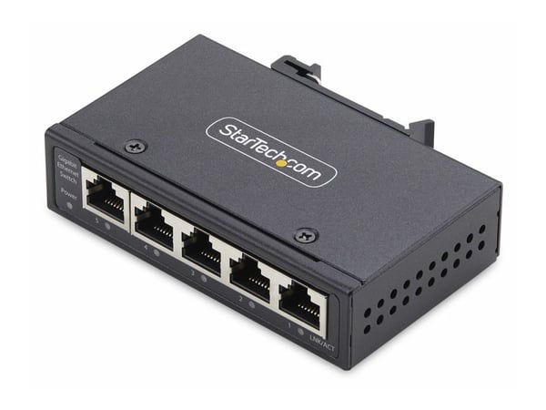 StarTech.com I51G-ETHERNET-SWITCH, Hallitsematon, Gigabit Ethernet (10/100/1000), Täysin kaksipuolinen, Seinäkiinnitteinen