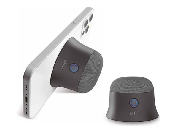 MiLi Mag-SoundMate - Høyttaler - for bærbar bruk - trådløs - Bluetooth - 3 watt - svart (en pakke 2)