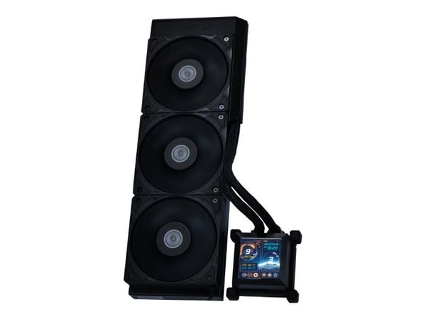 Lian Li HydroShift LCD 360S - Væskekjølesystem for prosessor - sidefeste - (for: LGA1700, AM4, AM5) - 120 mm - svart