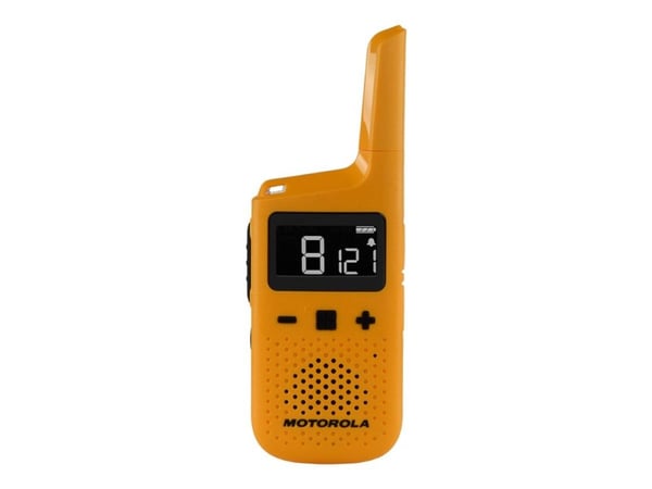 Motorola Talkabout T72 - Bærbar - toveis radio - PMR - 16-kanalers - gul (en pakke 2)