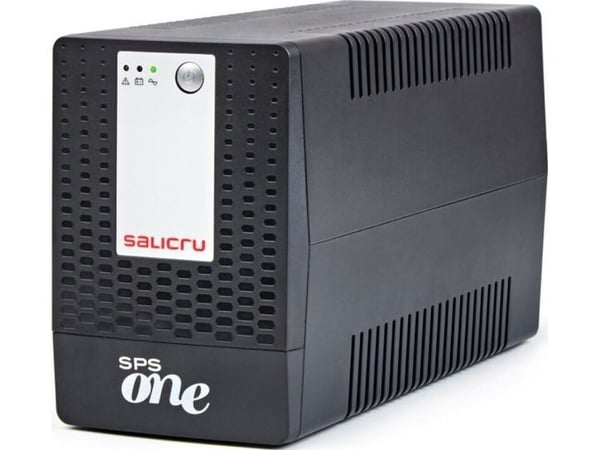 Salicru SPS 1100 ONE BL IEC, interaktiivinen tuloliitin, 1,1 kVA, 600 W, pseudosiini, 162 V, 290 V