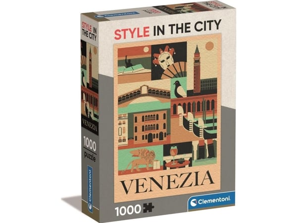 Clementoni Puslespill 1000 biter Kompakt Venezia Clementoni Puslespill 1000 biter Kompakt Venezia