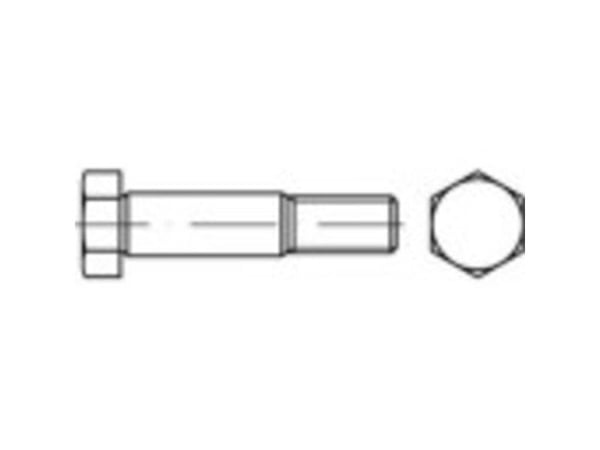 TOOLCRAFT TO-9975102 sexkantschrauben M30 130 mm utvändig sexkant DIN 609 stål, 5 st